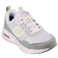 Skechers Skech Air Court Wit Groen  Wandelsneakers Dames