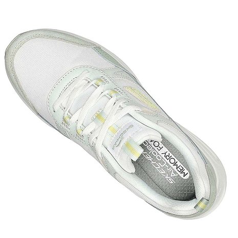 Skechers Skech Air Court Wit Groen  Wandelsneakers Dames