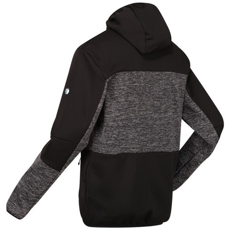 Regatta Cadford V Seal Grey - Black Fleece Jas Heren