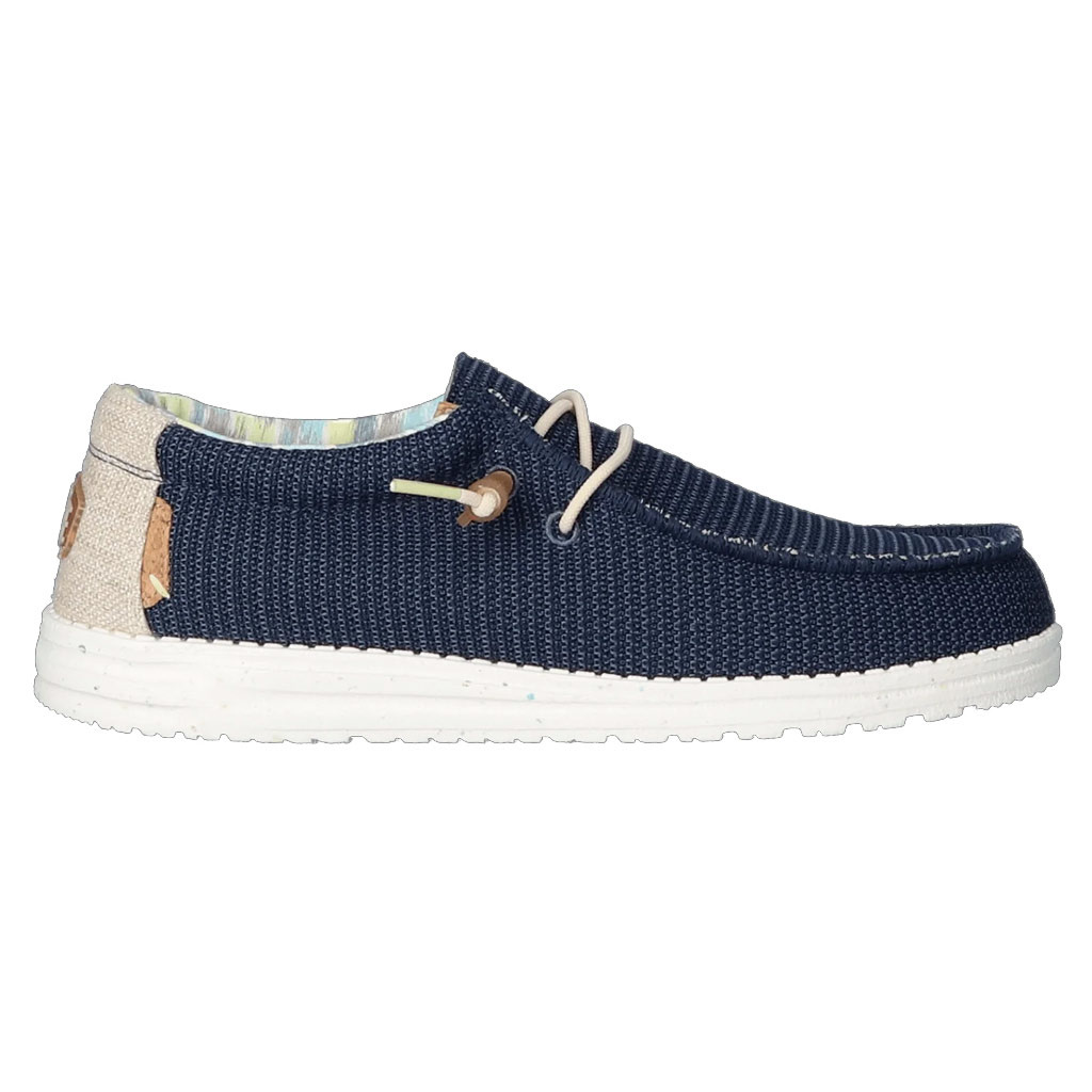 HEYDUDE Wally Eco Stretch Instappers Orion Blue | Blauw | Maat 46 | HD40008-4MT