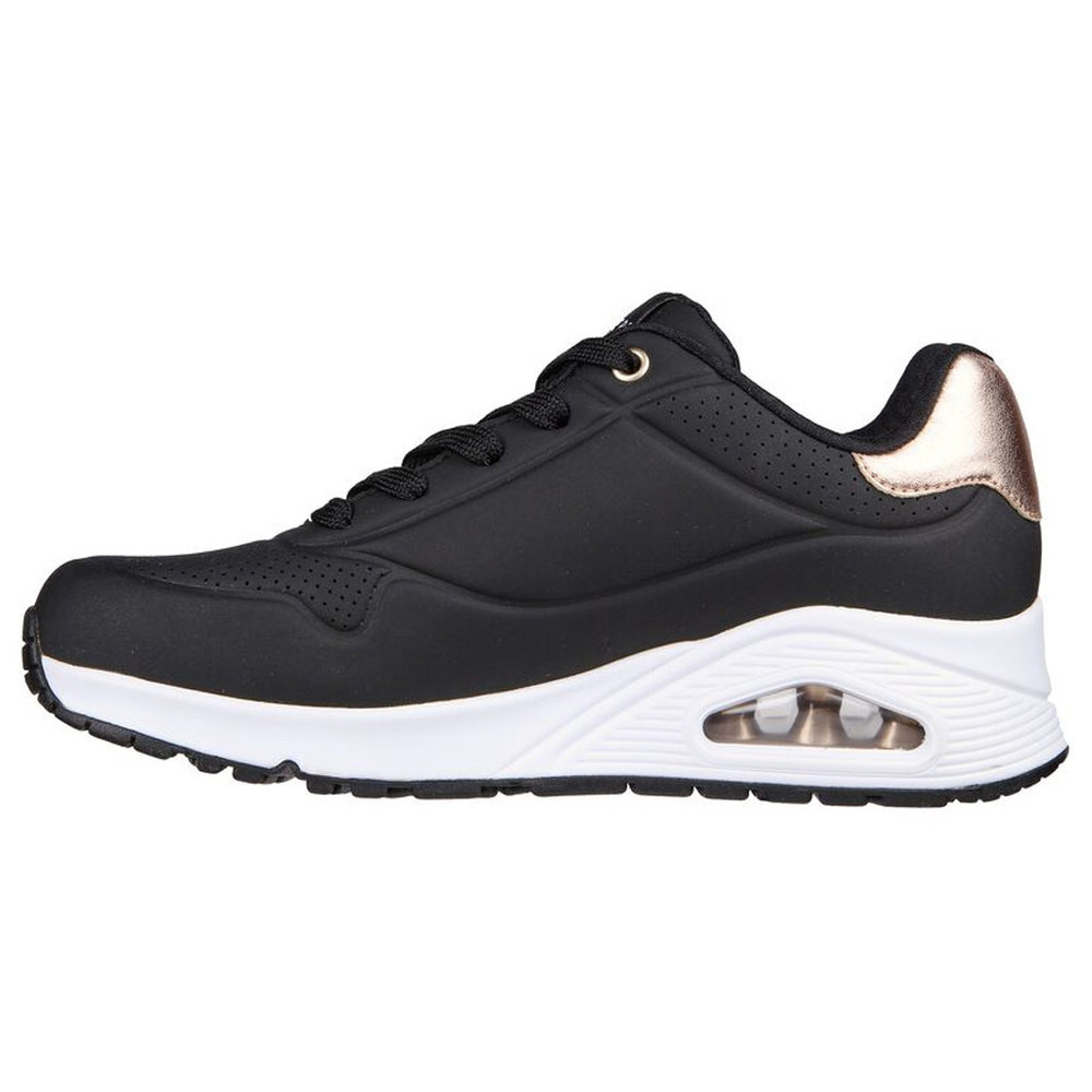 Skechers Uno Golden Air Black Wandelsneakers Dames Skechers Uno Golden Air Black Wandelsneakers Dames