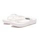 Crocs Classic Platform Flip W White Slippers Dames Crocs Classic Platform Flip W White Slippers Dames
