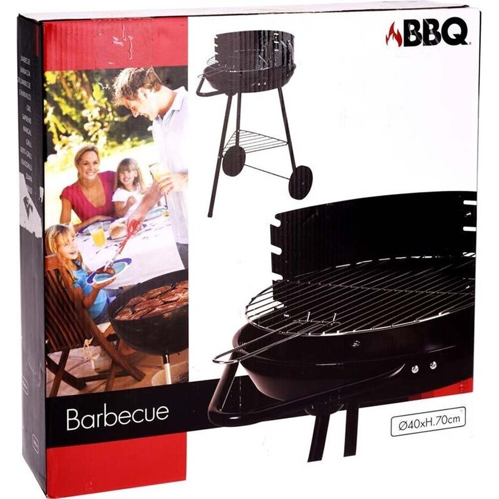 Half Open Zwart Barbecue