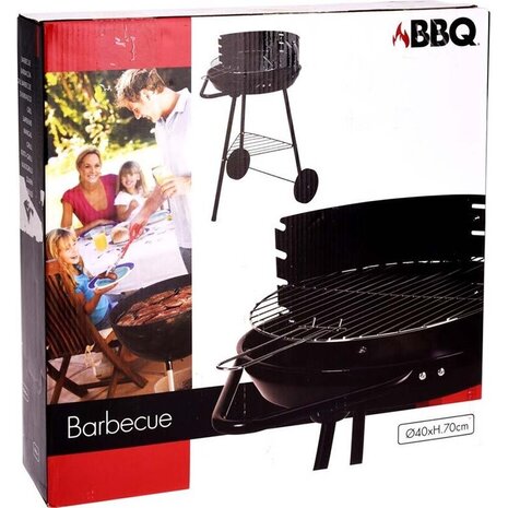 Half Open Zwart Barbecue