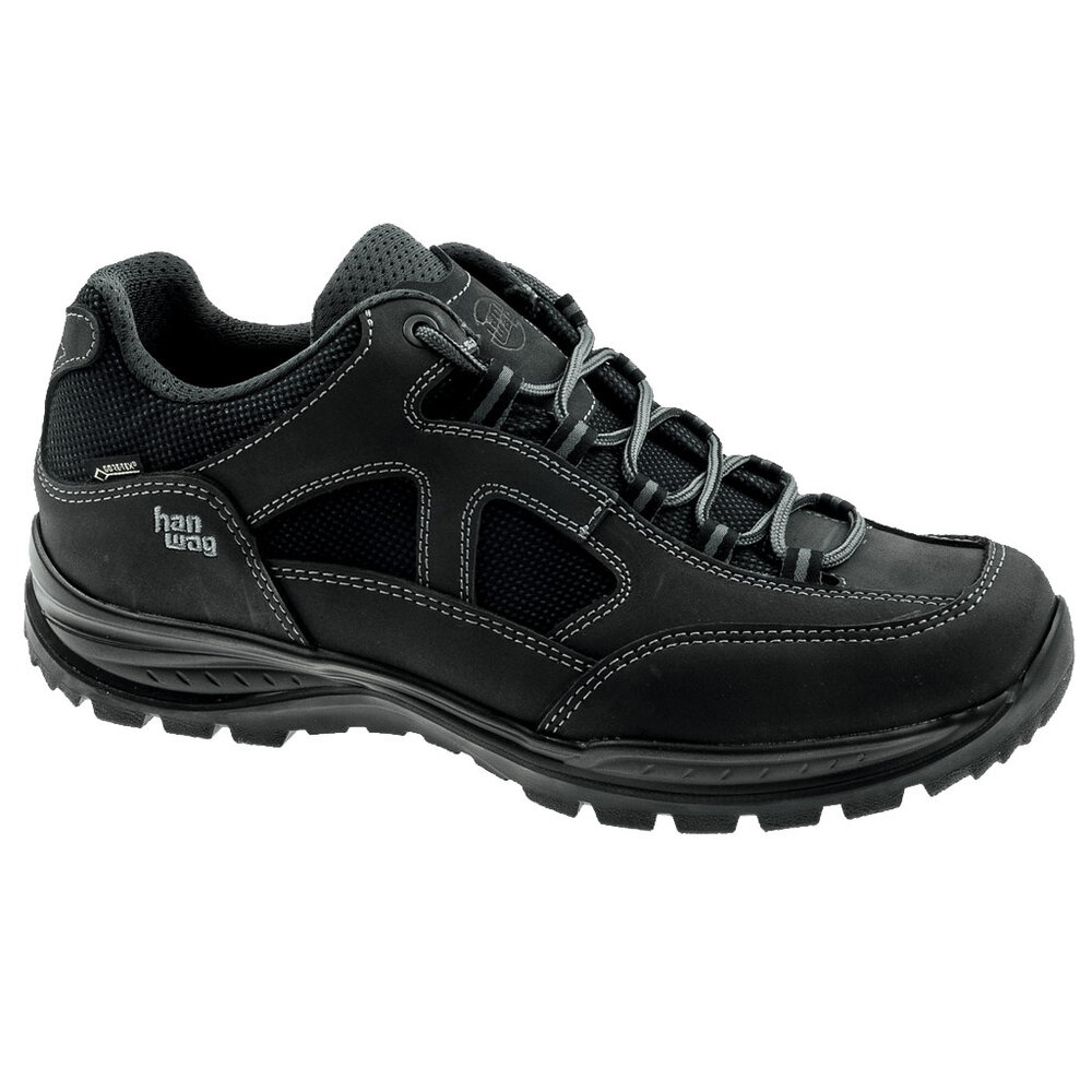 Hanwag Gritstone II  GTX Asphalt Black Wandelschoenen Heren Hanwag Gritstone II  GTX Asphalt Black Wandelschoenen Heren