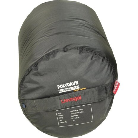 Polydaun IJsvogel 85x210 cm Navy  Slaapzak