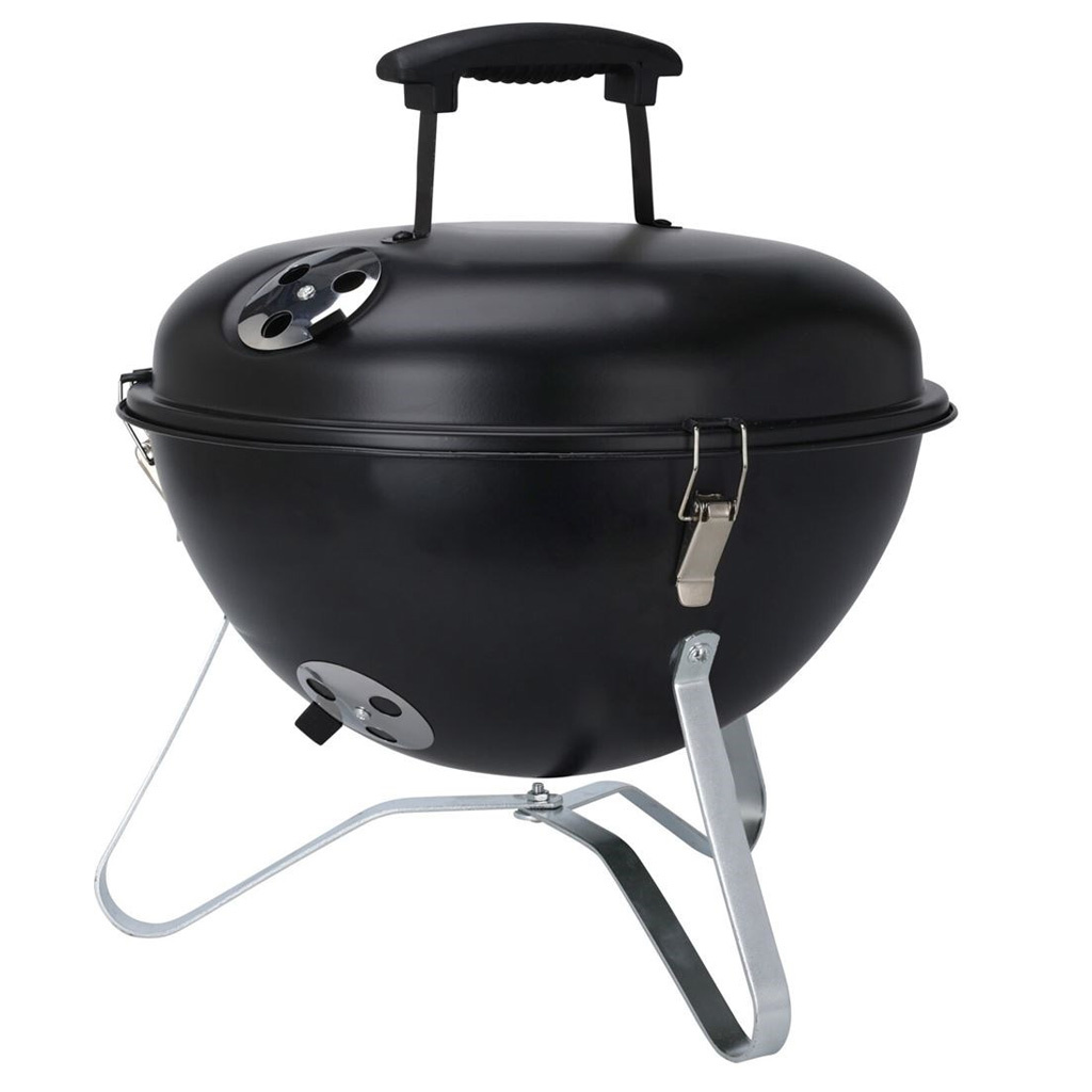 Bolvorm BBQ 37cm Zwart Barbecue Bolvorm BBQ 37cm Zwart Barbecue