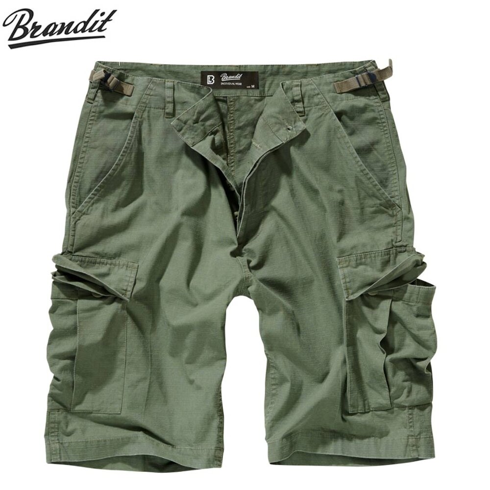 Brandit BDU Ripstop Olive Shorts Heren Brandit BDU Ripstop Olive Shorts Heren