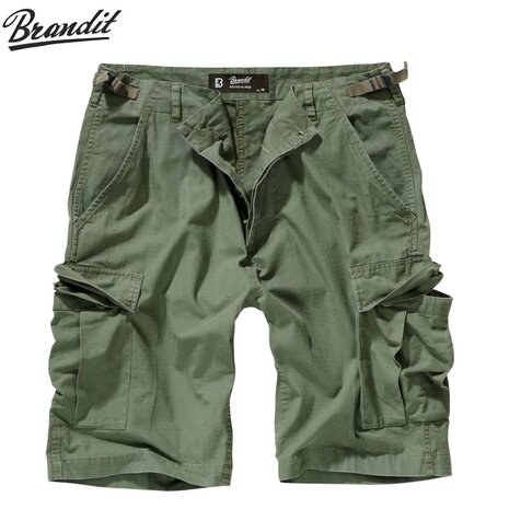 Brandit BDU Ripstop Olive Shorts Heren Brandit BDU Ripstop Olive Shorts Heren