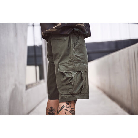 Brandit BDU Ripstop Olive Shorts Heren Brandit BDU Ripstop Olive Shorts Heren