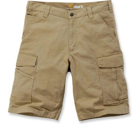 Carhartt Rugged Flex Canvas Cargo Dark Khaki Work Shorts Heren Carhartt Rugged Flex Canvas Cargo Dark Khaki Work Shorts Heren