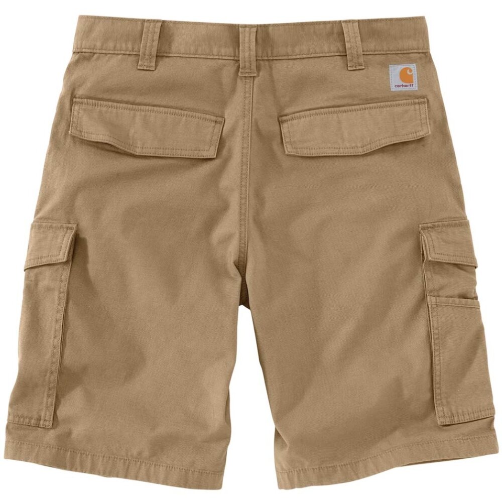 Carhartt Rugged Flex Canvas Cargo Dark Khaki Work Shorts Heren Carhartt Rugged Flex Canvas Cargo Dark Khaki Work Shorts Heren