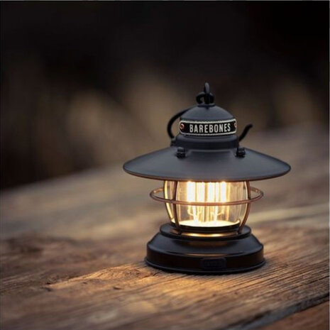 Barebones Edison Mini Lantern Antique Bronze Kampeerlamp Barebones Edison Mini Lantern Antique Bronze Kampeerlamp