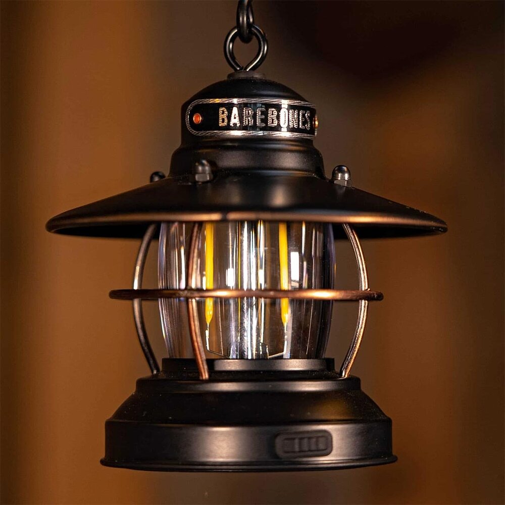 Barebones Edison Mini Lantern Antique Bronze Kampeerlamp Barebones Edison Mini Lantern Antique Bronze Kampeerlamp
