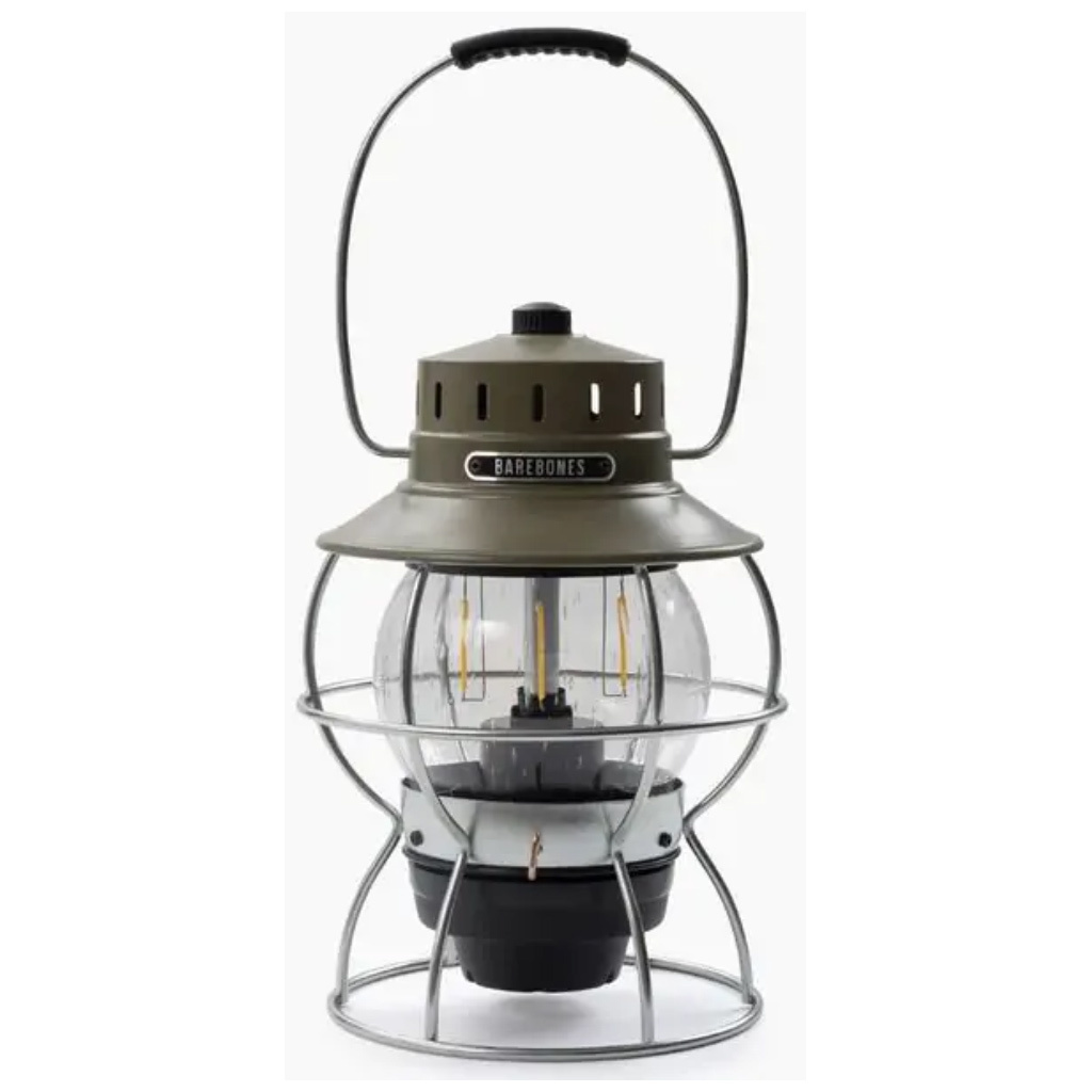 Railroad Lantern Olive USB Kampeerlamp Railroad Lantern Olive USB Kampeerlamp