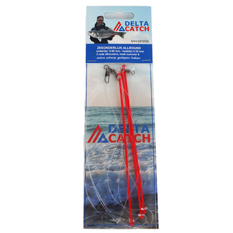 Delta Catch 3-Haaks Zeevis Onderlijn Afhouders nr. 6