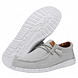 Hey Dude Wally Washed Canvas Light Grey Instappers Heren Hey Dude Wally Washed Canvas Light Grey Instappers Heren