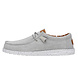 Hey Dude Wally Washed Canvas Light Grey Instappers Heren Hey Dude Wally Washed Canvas Light Grey Instappers Heren