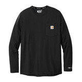 Carhartt Force Relaxed Fit Longsleeve Zwart Pocket T-Shirt Heren Carhartt Force Relaxed Fit Longsleeve Zwart Pocket T-Shirt Heren