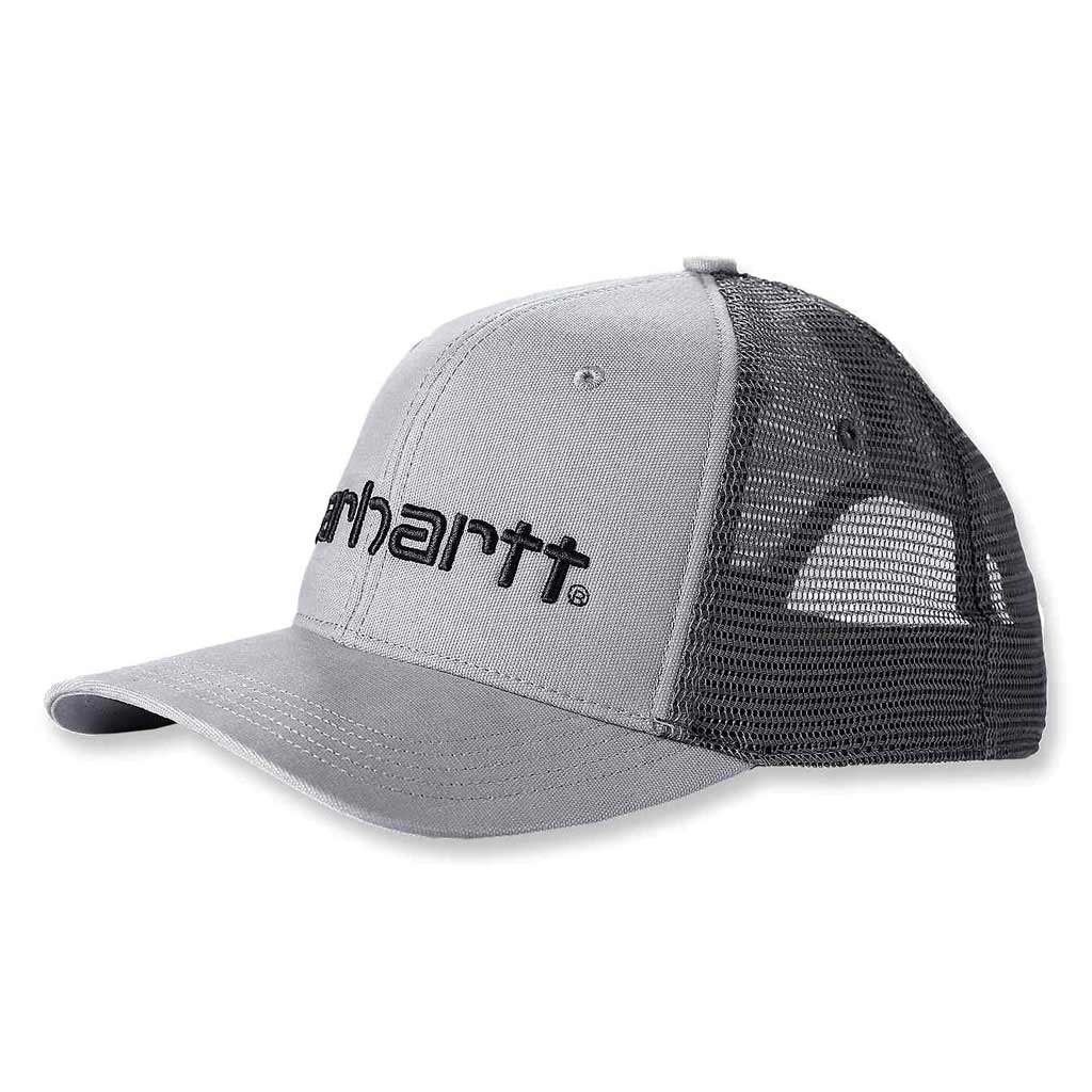 Canvas Mesh Logo Graphic Asphalt Black Cap