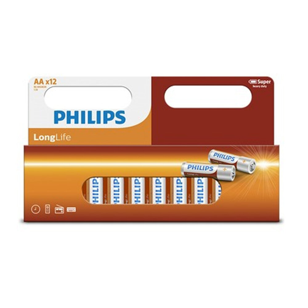 Longlife 12x AA 1.5V Multipack Batterijen