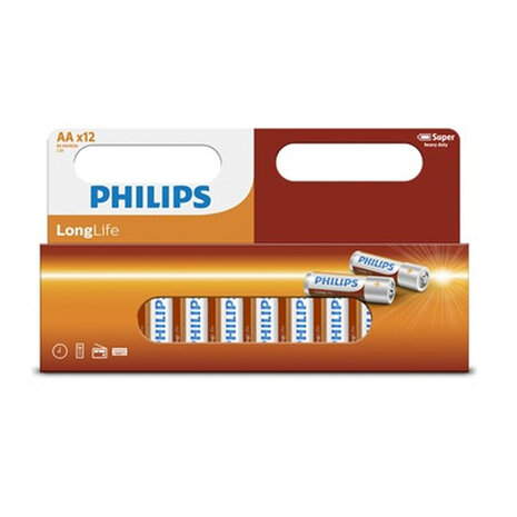 Longlife 12x AA 1.5V Multipack Batterijen