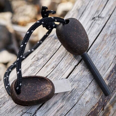 LMF Firesteel Bio Scout Cocoshell Vuurstarter LMF Firesteel Bio Scout Cocoshell Vuurstarter