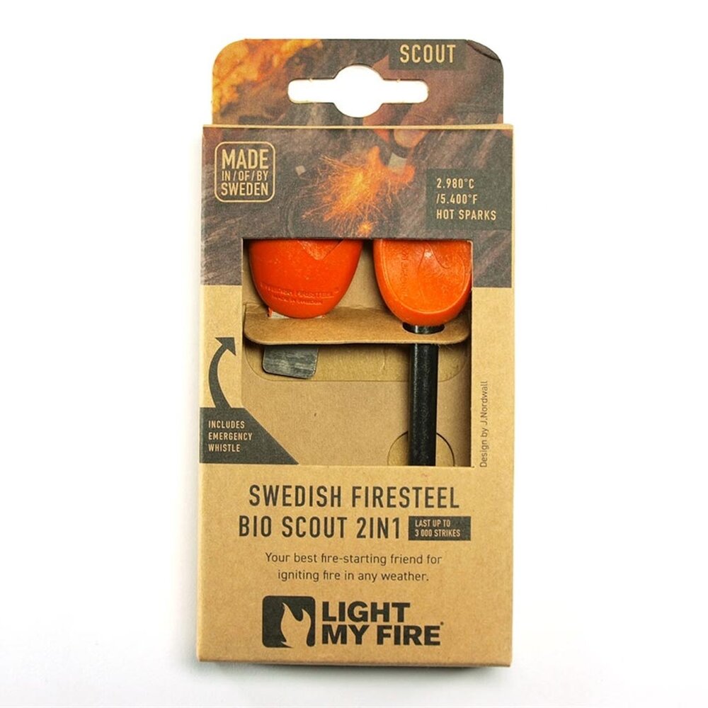 Firesteel Bio Scout Rusty Orange Vuurstarter Firesteel Bio Scout Rusty Orange Vuurstarter