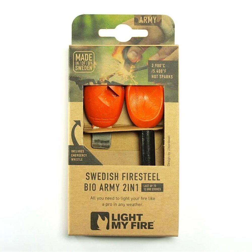 Firesteel Bio Army Rusty Orange Vuurstarter Firesteel Bio Army Rusty Orange Vuurstarter