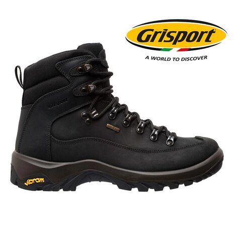 Grisport Brenta Mid Zwart Wandelschoenen