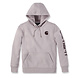 Carhartt Midweight Logo Sleeve Graphic Mink Sweatshirt Dames Carhartt Midweight Logo Sleeve Graphic Mink Sweatshirt Dames