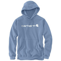 Carhartt Signature Logo Sweatshirt Skystone Heren