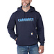 Carhartt Rain Defender Midweight Logo Graphic New Navy Sweatshirt Heren Carhartt Rain Defender Midweight Logo Graphic New Navy Sweatshirt Heren