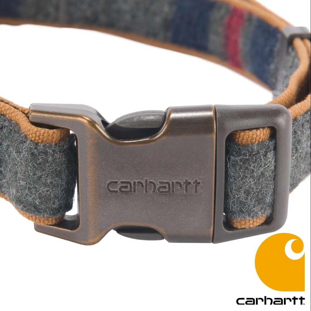 Carhartt Nylon Duck Blanket Stripe Hondenhalsband Carhartt Nylon Duck Blanket Stripe Hondenhalsband