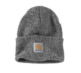 Carhartt Watch Hat Zwart Wit Muts Carhartt Watch Hat Zwart Wit Muts