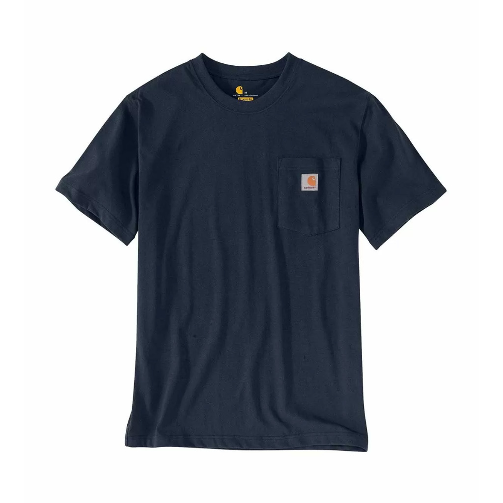 K87 Pocket Short Sleeve Navy T-Shirt Heren