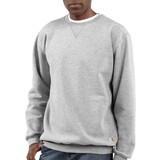 Carhartt Midweight Crewneck Heather Grey Sweatshirt Heren Carhartt Midweight Crewneck Heather Grey Sweatshirt Heren