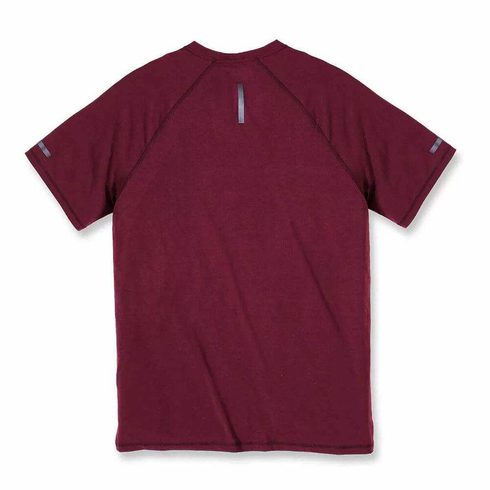 Carhartt LWD Relaxed Fit Lightweight Bordeaux T-Shirt Heren