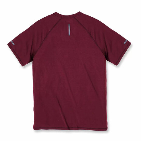 Carhartt LWD Relaxed Fit Lightweight Bordeaux T-Shirt Heren