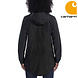 Carhartt Rain Defender Relaxed Fit Lightweight Zwart Jas Dames Carhartt Rain Defender Relaxed Fit Lightweight Zwart Jas Dames