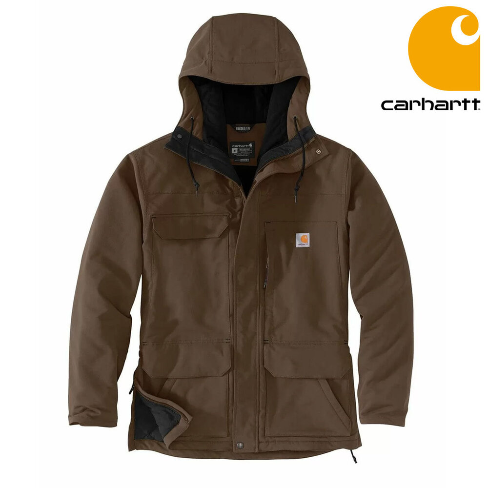Carhartt Super Dux Relaxed Fit Insulated Traditional Coffee Jas Heren Carhartt Super Dux Relaxed Fit Insulated Traditional Coffee Jas Heren