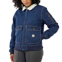 Carhartt Rugged Flex Denim Sherpa-Lined Jas Dames