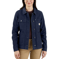 Carhartt Rugged Flex Ongevoerde Denim Werkjas Dames