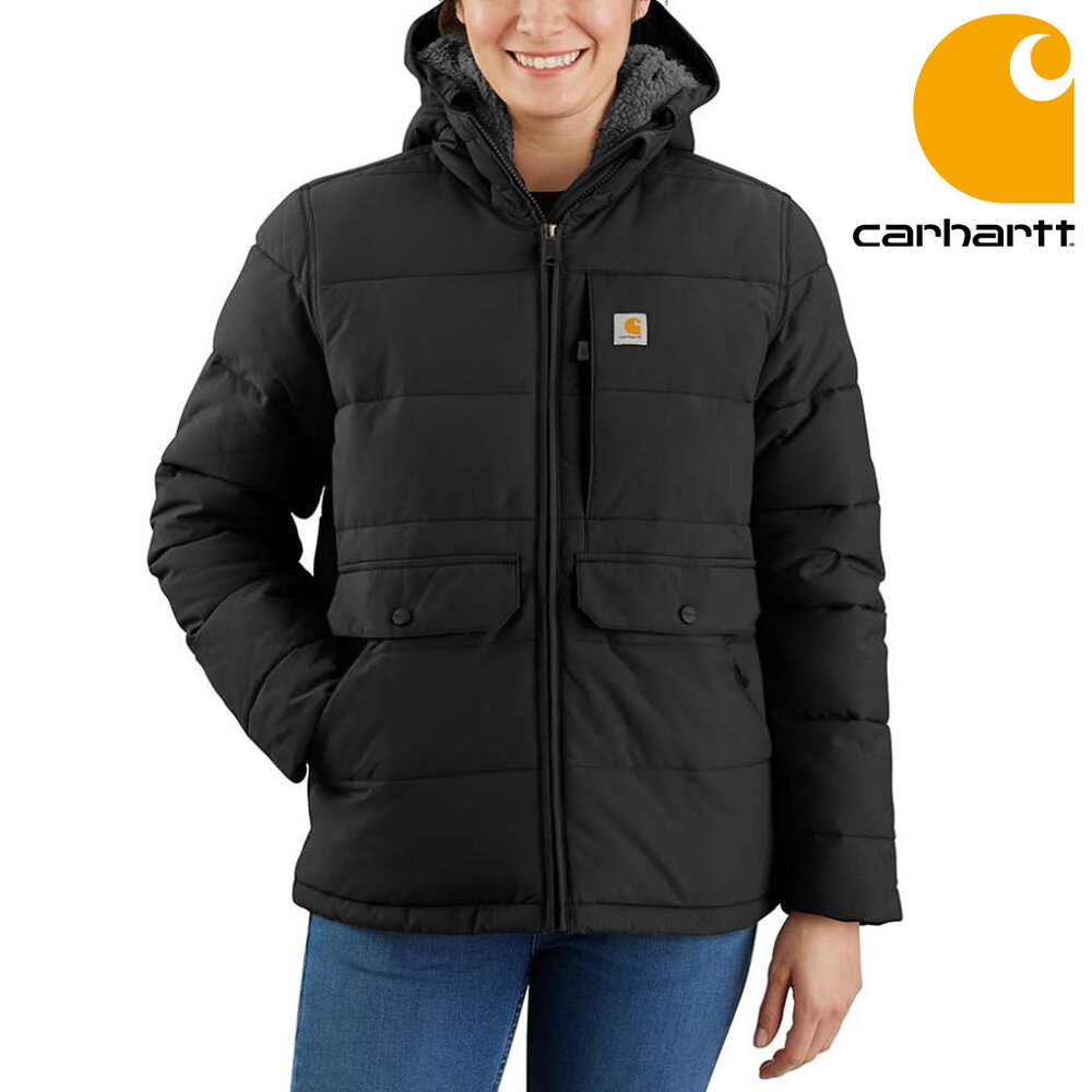 Carhartt Montana Relaxed Fit Zwart Insulated Jacket Dames Carhartt Montana Relaxed Fit Zwart Insulated Jacket Dames