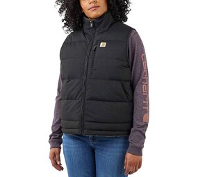 Carhartt Montana Relaxed Fit Zwart Insulated Bodywarmer Dames Carhartt Montana Relaxed Fit Zwart Insulated Bodywarmer Dames