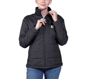 Carhartt Rain Defender Lightweight Insulated Jacket Zwart Dames Carhartt Rain Defender Lightweight Insulated Jacket Zwart Dames