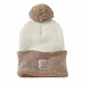 Carhartt Knit Pom-Pom Cuffed Winter White Beanie Carhartt Knit Pom-Pom Cuffed Winter White Beanie