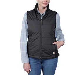 Carhartt Rain Defender Lightweight Insulated Bodywarmer Zwart Dames Carhartt Rain Defender Lightweight Insulated Bodywarmer Zwart Dames