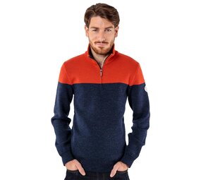 Royal Mer Arthur Blauw Vitamine Tweekleurige Schipperstrui Heren Royal Mer Arthur Blauw Vitamine Tweekleurige Schipperstrui Heren