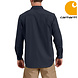 Carhartt Rugged Professional Long Sleeve Work Shirt Navy Heren Carhartt Rugged Professional Long Sleeve Work Shirt Navy Heren